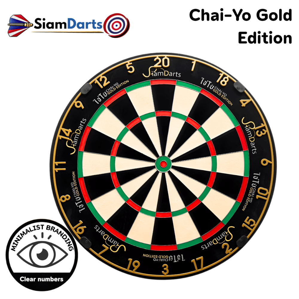 กระดานปาเป้า SIAMDARTS CHAI-YO GOLD EDITION DARTBOARD 18
